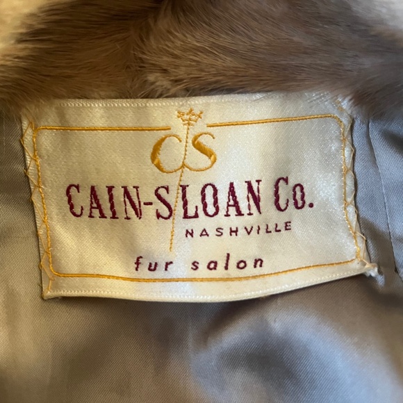 Vintage Mink Stole by Cain-Sloan Co. - GREAT CONDITION - Picture 5 of 5